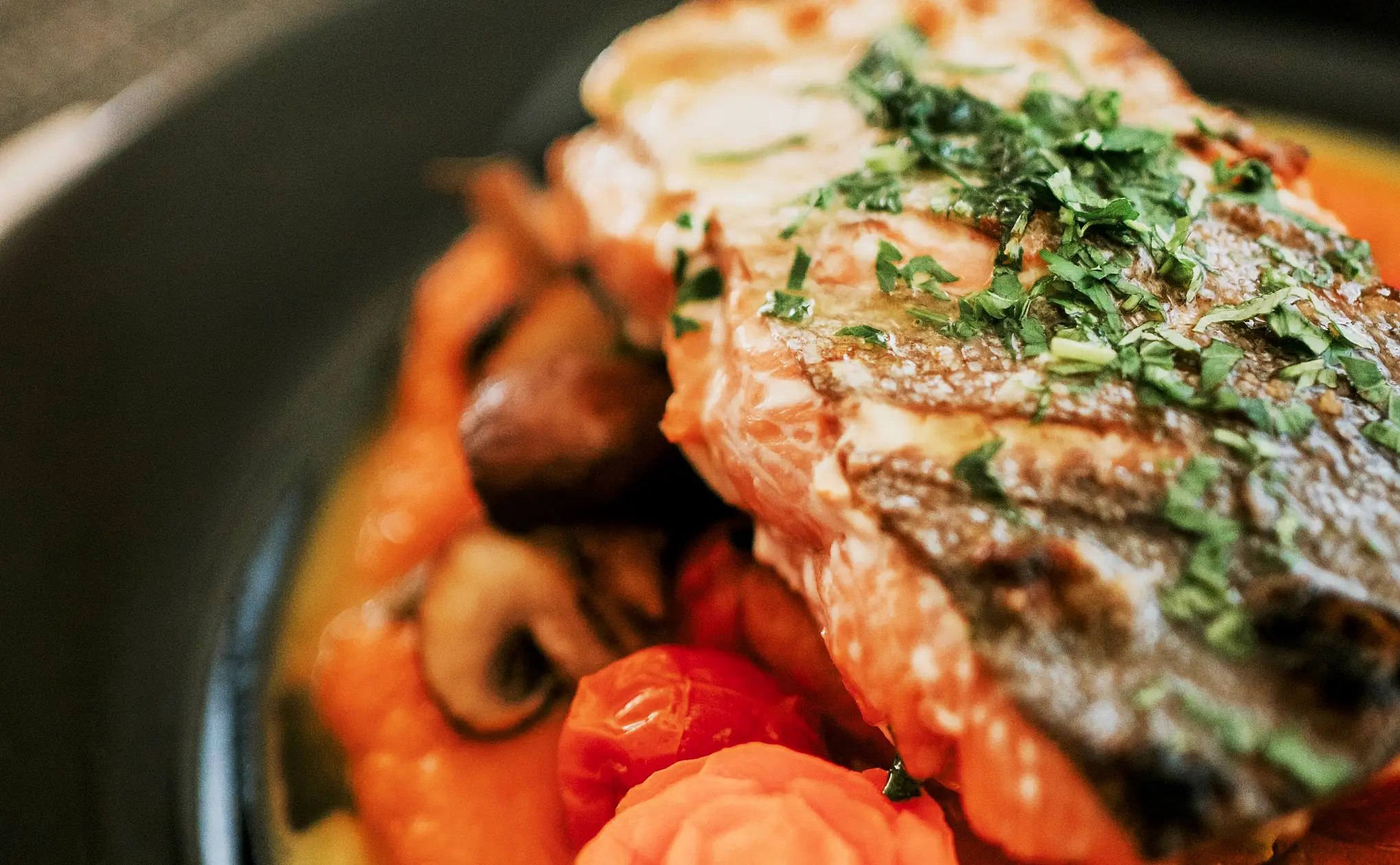 Coastal fish, subject to availability.